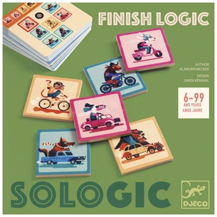 Настільна гра Djeco Логічний фініш (Finish Logic) (DJ08540) зображення 1