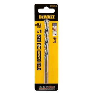 Свердло DeWALT по металу Black & Gold, HSS-G, 9.5 х 125 х 81 мм (DT20529) зображення 1