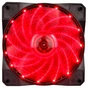 Кулер до корпусу 1stPlayer A1-15LED RED - зменшене зображення 1