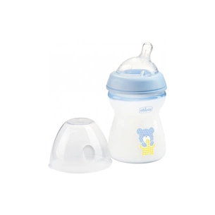 Пляшечка для годування Chicco Natural Feeling Color 250 мл +2 міс Блакитна (81323.20) зображення 1