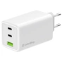 Зарядний пристрій ColorWay C101B GaN Mini 100W PD PPS 2xUSB-C + USB-A white (CW-CHS061PD-WT) - уменьшенное изображение 1