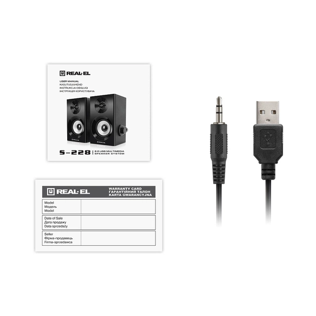 Акустична система REAL-EL S-228 Black (EL121200014) - picture 9
