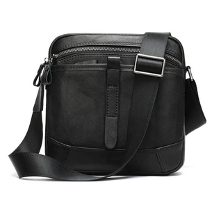 Сумка Vintage Через плече зі шкіри Чорна (20034) зображення 1