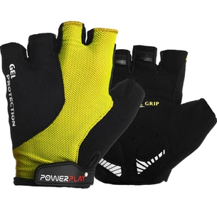 Велорукавиці PowerPlay 5028 Black/Yellow L (5028B_L_Yellow) зображення 1