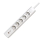 Удлинитель блочный (PP) Electrum 5 розеток 3м с выключателем и 2 Type-C + USB C-ES-1991 - уменьшенное изображение 1