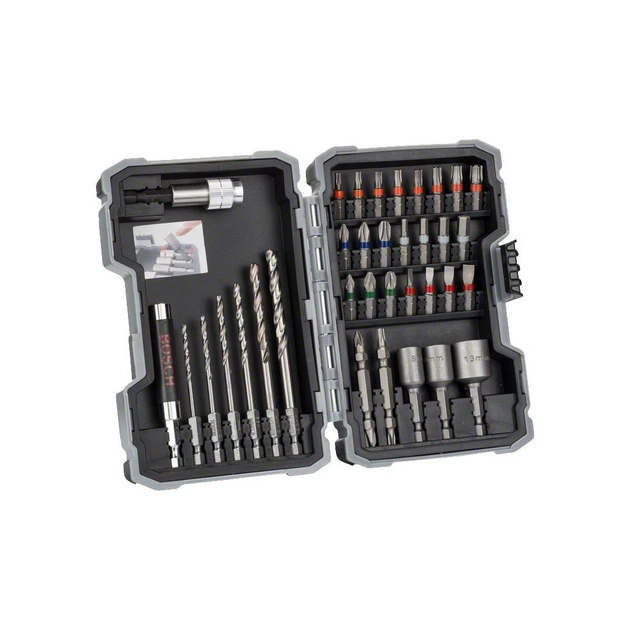 Набір свердл і біт Bosch PRO-Mix Metal, 35 од, з магнітним тримачем (2.607.017.328) - picture 1