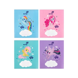 Зошит Kite My Littke Pony, 12 аркушів, коса лінія (LP26-235) зображення 1