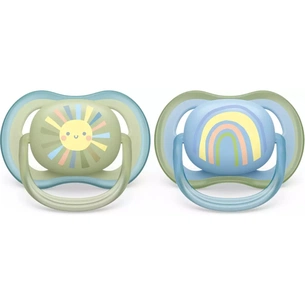 Пустушка Philips AVENT Ultra Air 0-6 міс. 2 шт (SCF085/58) зображення 1