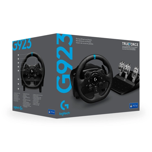 Руль Logitech G923 Racing Wheel and Pedals for PS4 and PC (941-000149) - изображение 12