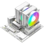 Кулер процесорний ID-Cooling Frozn A620 Pro XE ARGB Snow White - зменшене зображення 9
