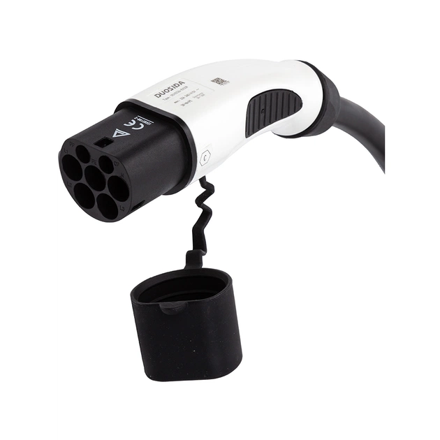 Зарядний кабель для електромобіля Duosida Type 2, 32A, 22kW, 3-фазный, 5м (EV200153) - picture 3