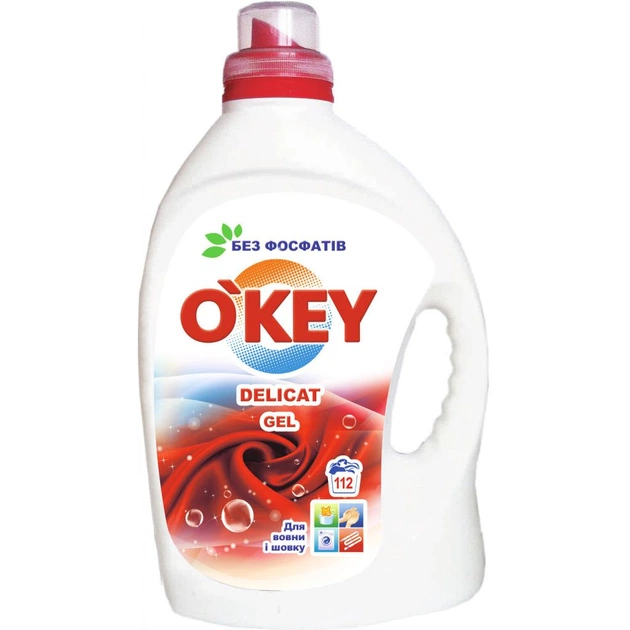 Гель для прання O'KEY Delicat 4.5 л (4820049381702) - изображение 1