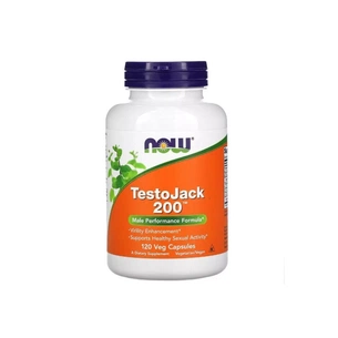 Трави Now Foods Репродуктивне Здоров'я Чоловіків ТістоДжек, TestoJack 200, 120 (NOW-02197) зображення 1