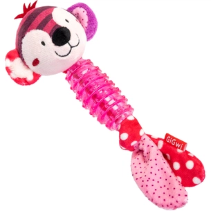 Іграшка для собак GiGwi Suppa Puppa Мавпочка з пищалкою 20 см (2304) зображення 1