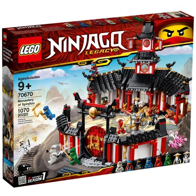 Конструктор LEGO NINJAGO Монастир Спін-джитсу 1070 деталей (70670) - изображение 1