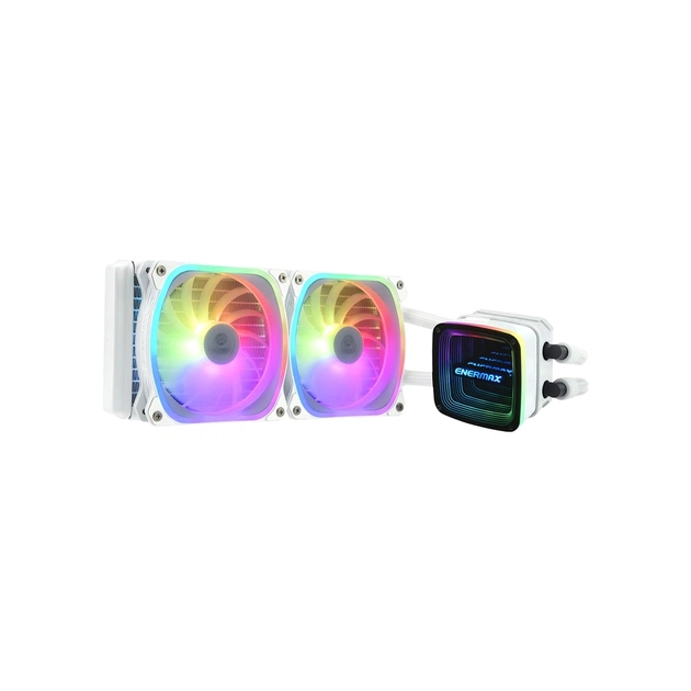 Система жидкостного охлаждения Enermax Aquafusion ADV 240 White ARGB (ELC-AQFA240-SQA-W) - изображение 1