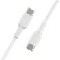Дата кабель USB-С - USB-С, PVC, 1m, white Belkin (CAB003BT1MWH) - зменшене зображення 4