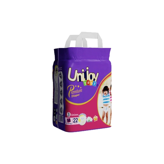 Підгузки Unijoy baby Premium М (5-10 кг) 22 шт (6973920541028) - зображення 1
