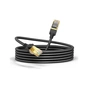 Патч-корд 15м, F/FTP cat 7 RJ-45 black Ugreen (U_11274) - зменшене зображення 2
