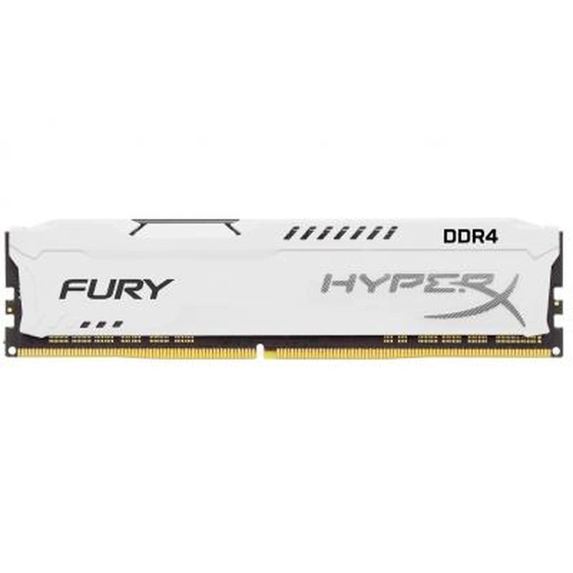 Модуль пам'яті для комп'ютера DDR4 16GB 2400 MHz HyperX FURY White Kingston Fury (ex.HyperX) (HX424C15FW/16) - изображение 1