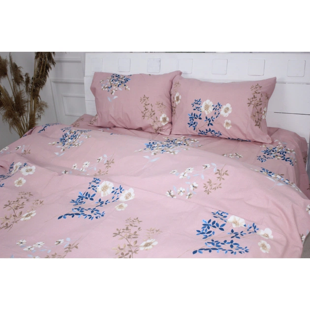 Постільна білизна MirSon Бязь Ranforce Elite 17-0439 Pink split 110х140 (2200004663975) - изображение 1
