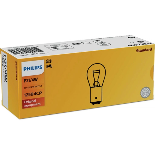 Автолампа Philips 21/4W (12594 CP) - изображение 1