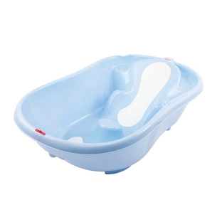 Ванночка Ok Baby Onda Evolution з анатомічною гіркою та термодат. блакитний (38081500) зображення 1