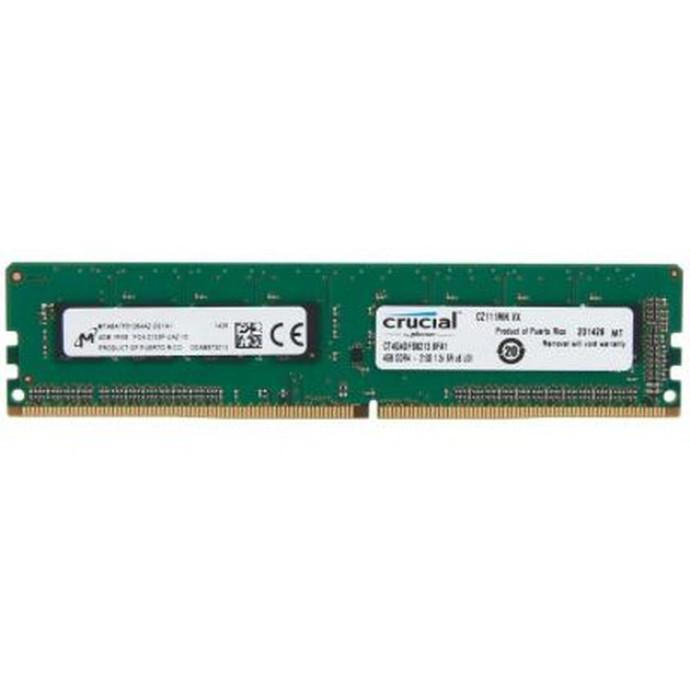 Модуль пам'яті для комп'ютера DDR4 4GB 2133 MHz Micron (CT4G4DFS8213) - изображение 1