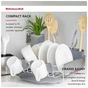 Сушарка для посуду KitchenAid Sinkware 41 x 33 x 17 см сірий (KEG895BXCGA) - зменшене зображення 6
