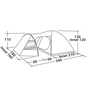 Намет Easy Camp Corona 300 Teal Green (928294) - зменшене зображення 2
