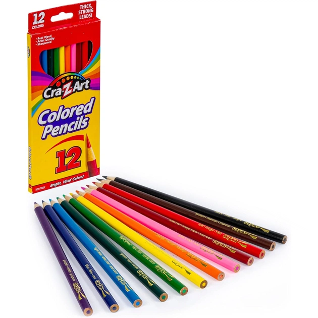 Олівці кольорові Cra-Z-Art 12 кольорів (10404CRA) - picture 1