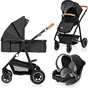 Коляска Lionelo 3 в 1 Amber Grey Graphite (LO-AMBER GREY GRAPHITE (3in1)) - зменшене зображення 1