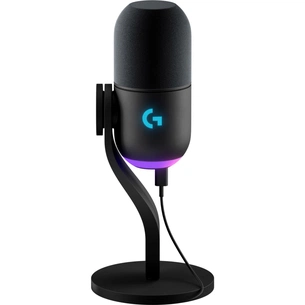 Мікрофон Logitech Yeti GX Dynamic RGB Gaming Mic with Lightsync Black (988-000569) зображення 1