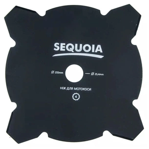 Ніж для тримера SEQUOIA 4-х зубчастий, 255 мм, 25.4 мм (GB4-255) picture 1