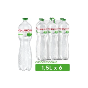 Мінеральна вода Моршинська 1.5 сл/газ пет (4820017000253) изображение 1