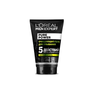 Гель для вмивання L'Oreal Paris Men Expert Pure Power 100 мл (3600523708093) зображення 1