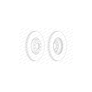 Гальмівний диск FERODO DDF1983C-1 зображення 1