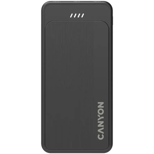 Батарея універсальна Canyon OnPower 100 10000mAh, 5В/2А, Black (CNS-CPB100B) зображення 1