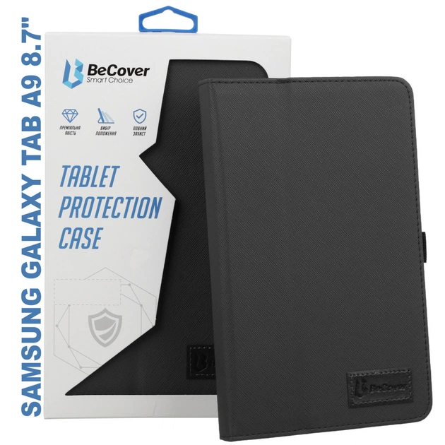 Чохол до планшета BeCover Slimbook Samsung Galaxy Tab A9 SM-X115 8.7" Black (710120) - зображення 1