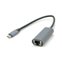 Перехідник USB-C to RJ45 0.18m 1000Mbps gray Voltronic (YT-Type-C(M)/RJ-45(F)-G/27033) - зменшене зображення 3
