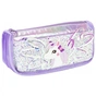 Пенал Cool For School з блискітками 2 відділення фіолетовий (CF87065) - зменшене зображення 1