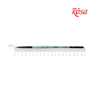 Пензлик для малювання Rosa Синтетика кругла, STREAM 132, № 3 (4823098517214) зображення 1