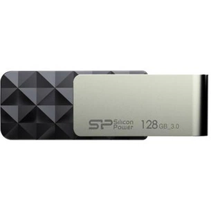 USB флеш накопичувач Silicon Power 128GB Blaze B30 Black USB 3.0 (SP128GBUF3B30V1K) зображення 1