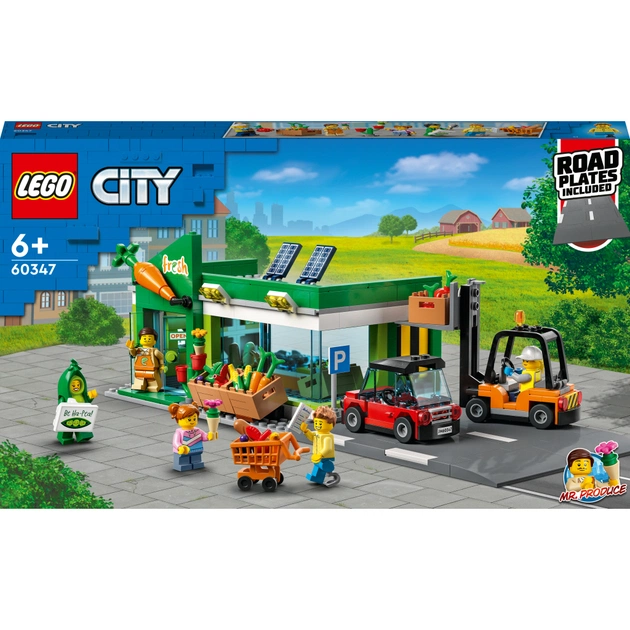 Конструктор LEGO My City Продуктова крамниця 404 деталі (60347) - зображення 1