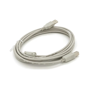 Кабель для принтера USB 2.0 AM/BM 3.0m ferrite white Voltronic (YT-AM/BM-3.0W) зображення 1