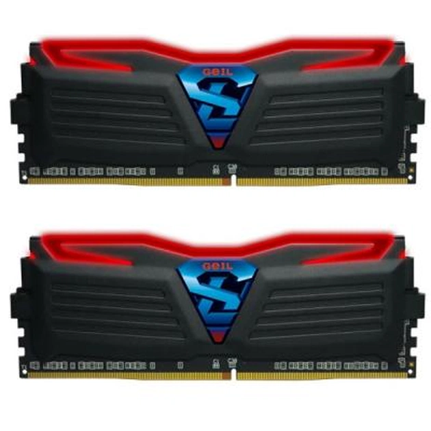 Модуль пам'яті для комп'ютера DDR4 16GB (2x8GB) 2400 MHz Super Luce Geil (GLR416GB2400C16DC) - изображение 1
