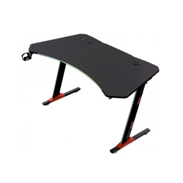 Комп'ютерний стіл GT Racer T-1443 Black (T-1443 (140x70x73) Black) - зображення 1