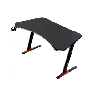 Компьютерный стол GT Racer T-1443 Black (T-1443 (140x70x73) Black) изображение 1