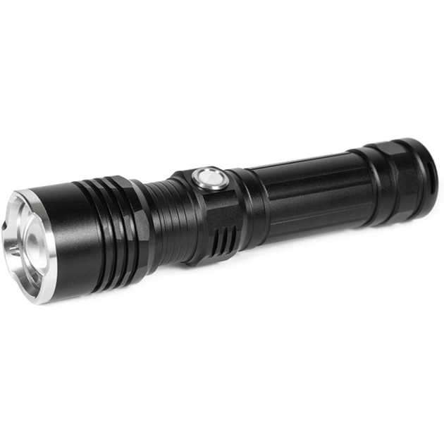 Ліхтар Quantum Solid-M 10W LED з USB + Li-ion18650/2600mAh box (QM-FL1020-18650/2600-CB) - зображення 1