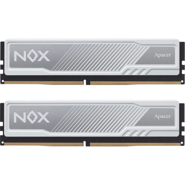 Модуль пам'яті для комп'ютера DDR4 32GB (2x16GB) 3200 MHz NOX White Apacer (AH4U32G32C28YMWAA-2) - изображение 1